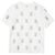 Burberry T-Shirt mit TB Monogramm-Print Größe White Cotton Weiß