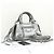 Balenciaga Borsa Neo Classic City Mini Top Handle Silver Argento - vista 4