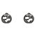 Gucci Pendientes entrelazados de plata - vista 3