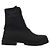 Céline Schnürstiefel aus Canvas Schwarz - Ansicht 3
