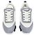 Hermès Bouncing Sneakers Scarpe Sportive Donna Suede Goat Leather Blanc Blue Galet - vista 8