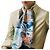 Hermès Foulard di seta Rewilding Nature Blu - vista 4