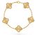 Van Cleef & Arpels Bracciale Vintage Alhambra Motivi Guilloché Oro Giallo - vista 9