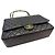 Chanel Bolsa Classic Flap em pele de cordeiro com ferragens douradas Maxi Preto - vista 5