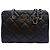 Chanel Borsa a tracolla Season Lambskin Hampton Stitch Nera Nero