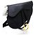 Dior Borsello da cintura e a tracolla Saddle Pouch in pelle nera Nero - vista 8
