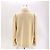 Chanel Logo Gold Button Blazer Jacket White - view 13