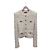 Balmain White Tweed Gold Button Cropped Jacket