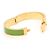 Hermès Bracciale Click H PM Verde Oro - vista 5