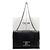 Céline Borsa Triomphe Medium in pelle di vitello nera con catena argentata Nero