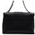 Céline Borsa Triomphe Medium in pelle di vitello nera con catena argentata Nero - vista 5