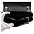 Céline Borsa Triomphe Medium in pelle di vitello nera con catena argentata Nero - vista 6