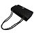 Chanel Borsa a tracolla Classic Medium Flap in Caviar Argento Nero - vista 6