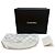 Chanel Borsa a tracolla Classic Medium Flap in Caviar Argento Nero - vista 9
