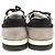 Chanel Sneakers Lettering Gray Black Marrone - vista 12
