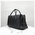 Prada Borsa Tote da Viaggio in Pelle Grana Nero - vista 2