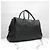 Prada Borsa Tote da Viaggio in Pelle Grana Nero - vista 4