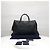 Prada Borsa Tote da Viaggio in Pelle Grana Nero - vista 9
