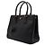 Prada Borsa Tote e Borsa a Tracolla Galleria Saffiano Lux Black con Doppia Cerniera Nero - vista 2