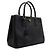 Prada Borsa Tote e Borsa a Tracolla Galleria Saffiano Lux Black con Doppia Cerniera Nero - vista 3