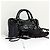 Balenciaga Classic Mini City Motorbag Black Nero - vista 5