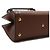 Bamboo Gucci Mini borsa tote in pelle marrone con manico in bambù - vista 8