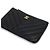Chanel Mini Pochette Caviar Chevron Nero - vista 8