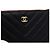 Chanel Mini Pochette Caviar Chevron Nero - vista 9