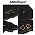 Salvatore Ferragamo Cartera Gold Double Gancini Cartera de Mujer Pequeña Negro - vista 10