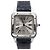 Cartier Relógio Masculino Santos Dumont Large Quartz com pulseira de couro Azul