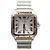 Cartier Orologio automatico da uomo Santos Large in combinazione oro giallo