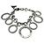Bulgari Bvlgari B.zero1 Bracciale con charm in argento