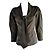 Camisa Yves Saint Laurent de algodón verde oscuro con lazada - vista 6