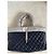 Borsa Chanel Coco Cocoon in pelle trapuntata blu navy e grigia Grigio - vista 5
