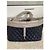 Borsa Chanel Coco Cocoon in pelle trapuntata blu navy e grigia Grigio - vista 7