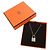 Hermès Collana Hermes O'Kelly PM Metal Swift Argento Blu navy - vista 2