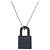 Hermès Collana Hermes O'Kelly PM Metal Swift Argento Blu navy - vista 3