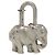 Charm per borsa Hermès Elephant Argento