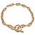 Hermès Bracciale Charm Hermes Chaine d'Ancre TPM in Oro Rosa D'oro
