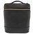 Borsa Vanity Chanel in pelle di vitello martellata nera Nero