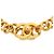Collana Choker Chanel Vintage in metallo dorato D'oro - vista 5