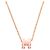 Hermès Collana Hermes Pop H Mini Pink Rose Gold Hardware Rosa