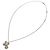 Collana con ciondolo in metallo Vivienne Louis Vuitton Argento
