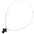 Collana con ciondolo in metallo Vivienne Louis Vuitton Argento Blu