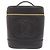 Borsa Vanity Chanel in pelle di vitello martellata nera Nero