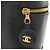 Borsa Vanity Chanel in pelle di vitello martellata nera Nero - vista 9