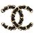 Spilla Chanel Coco Mark con motivo a catena Nero