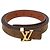 Louis Vuitton Ceinture Iconic Leather Brown Belt Braun