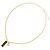 Collana con placca logo Chanel Coco Mark D'oro