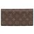 Louis Vuitton Portefeuille Sarah Monogram Long Wallet Marrone - vista 3